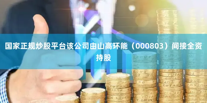 国家正规炒股平台该公司由山高环能（000803）间接全资持股