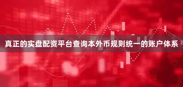 真正的实盘配资平台查询本外币规则统一的账户体系